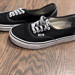 Black Vans 8.5